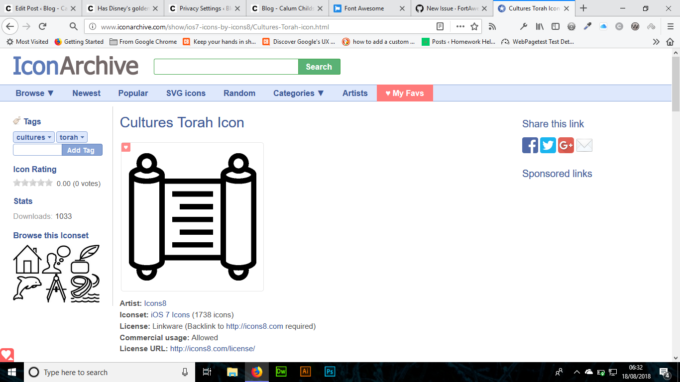 1366x768 Icon Request Fa Torah Issue