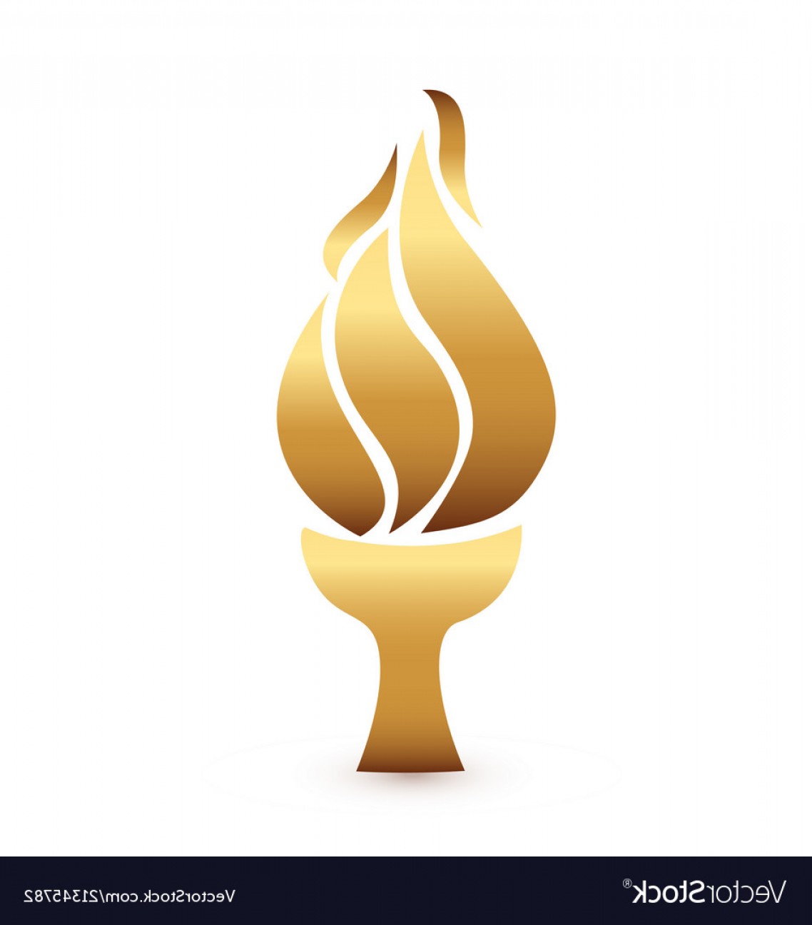 1138x1296 Olympic Gold Flame Torch Icon Vector Catchsplace