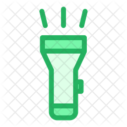 256x256 Torch Icon Of Colored Outline Style