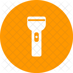 256x256 Torch Icon Of Glyph Style