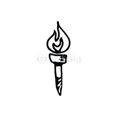 400x400 Torch Symbol On Iphone X Copy And Paste Bible Doodle Icon Hand