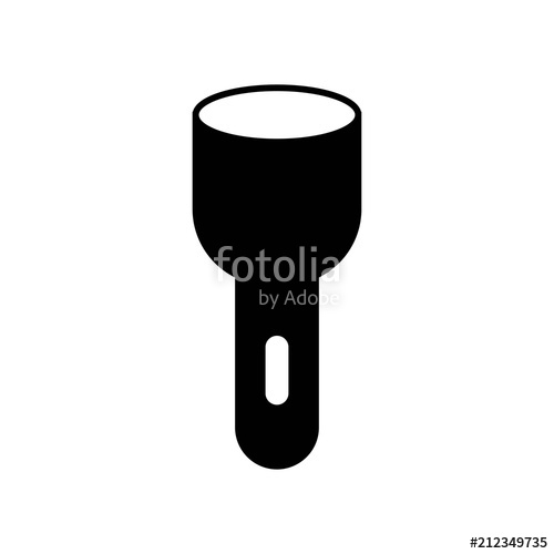 500x500 Torch Icon Vector Icon Simple Element Illustration Torch Symbol