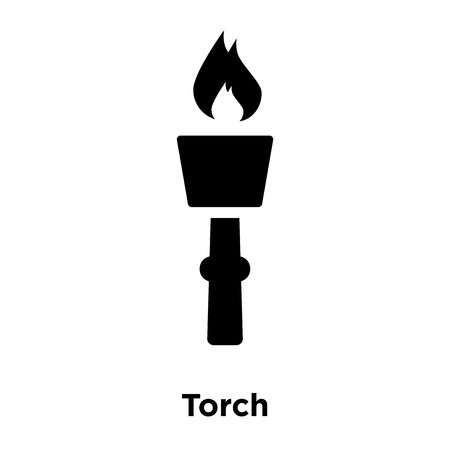 450x450 Torch Icon Vector Isolated On White Background, Logo Concept