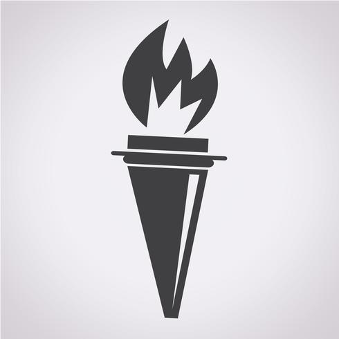 490x490 Torch Icon Symbol Sign