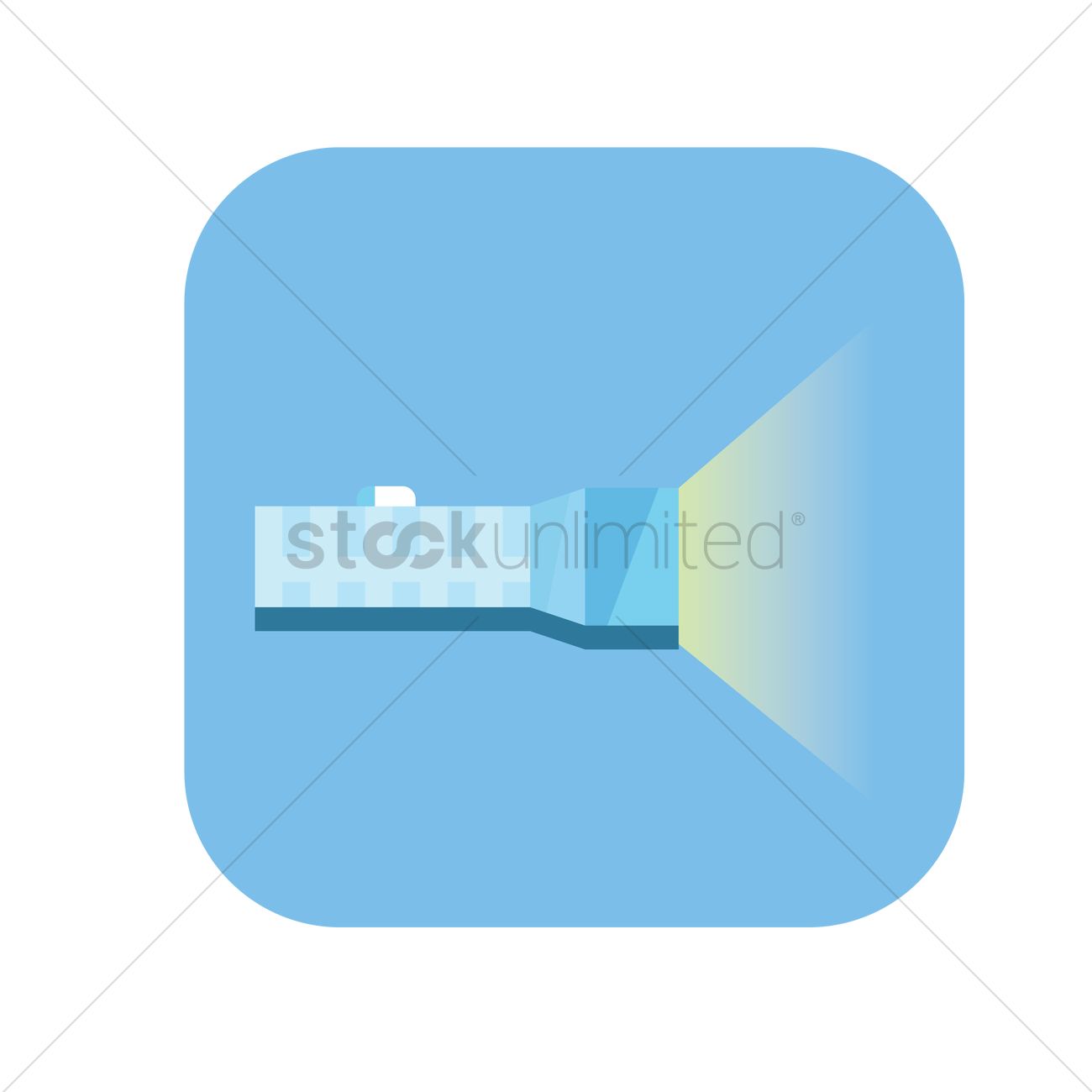 1300x1300 Icon Of A Torchlight Vector Image