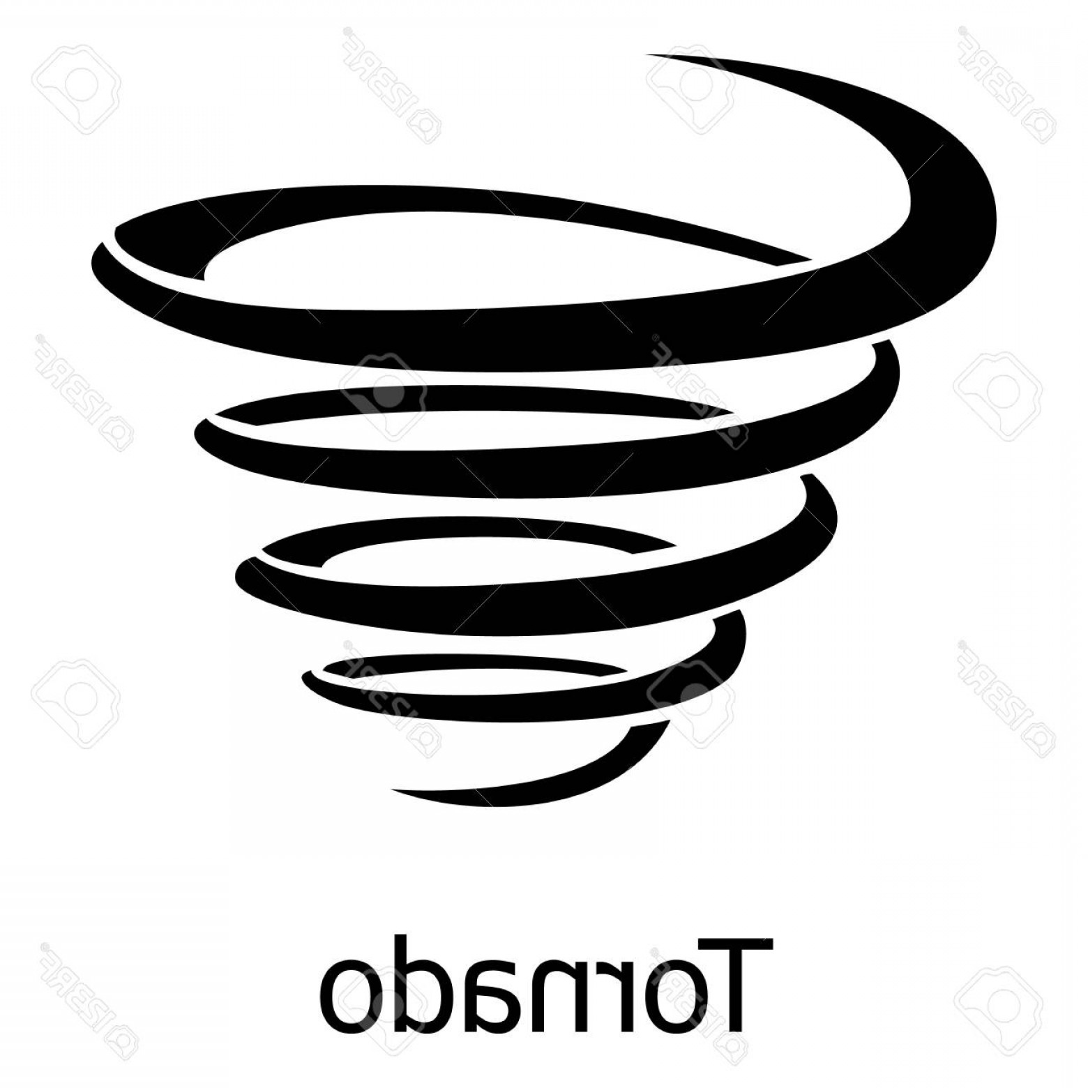 1560x1560 Photostock Vector Tornado Icon Simple Illustration Of Tornado