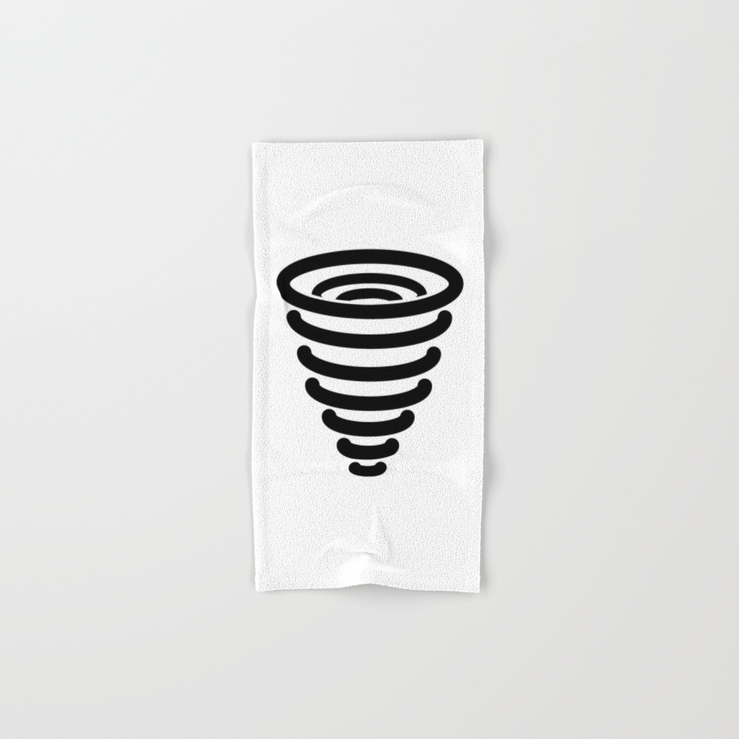 1500x1500 Tornado Icon Hand Bath Towel