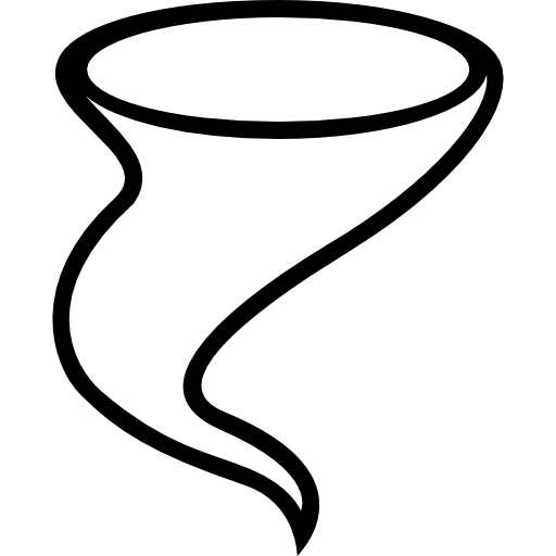 512x512 Tornado Outlined Weather Interface Symbol Icons Free Download