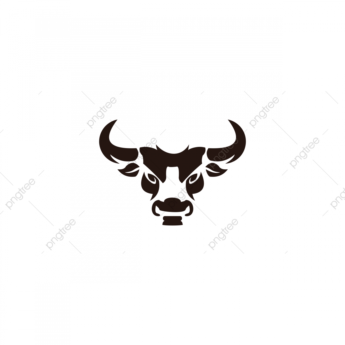 1200x1200 Cuerno De Toro Animal Silueta Casa Icono Aislado Y