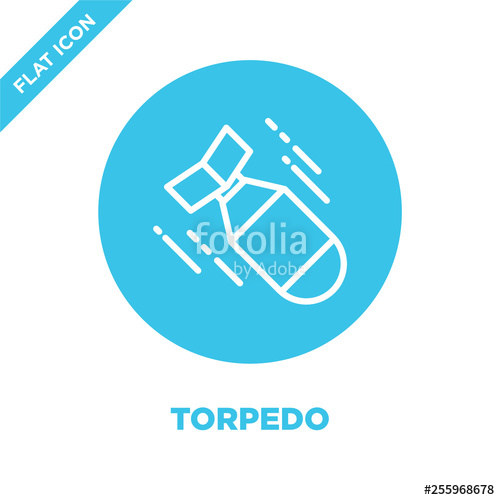 Torpedo Icon Vector From Military Collection Thin Line Torpedo 500x500 Torpedo Icon Vector From Military Collection Thin Line Torpedo
