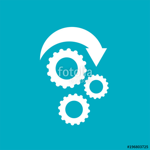 Torque Icon On Blue Background, In White Stock Image And Royalty 500x500 Torque Icon On Blue Background, In White Stock Image And Royalty