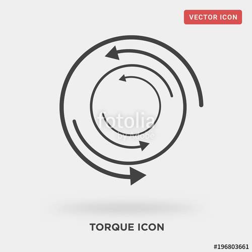 Torque Icon On Grey Background, In Black Stock Image And Royalty 500x500 Torque Icon On Grey Background, In Black Stock Image And Royalty