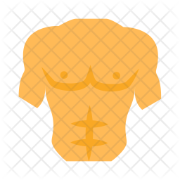 256x256 Torso Icon Of Flat Style