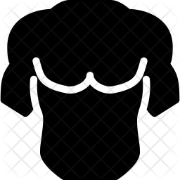 256x256 Torso Icon Of Glyph Style