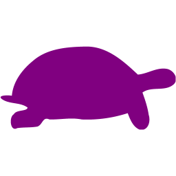 256x256 Purple Tortoise Icon