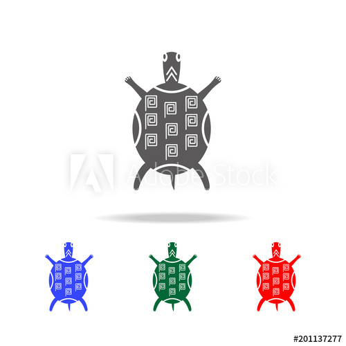 500x500 The Painted Mexican Tortoise Icon Elements Of Culture Of Mexico