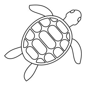 300x300 Tortoise Icon Outline Illustration Of Tortoise Vector Icon