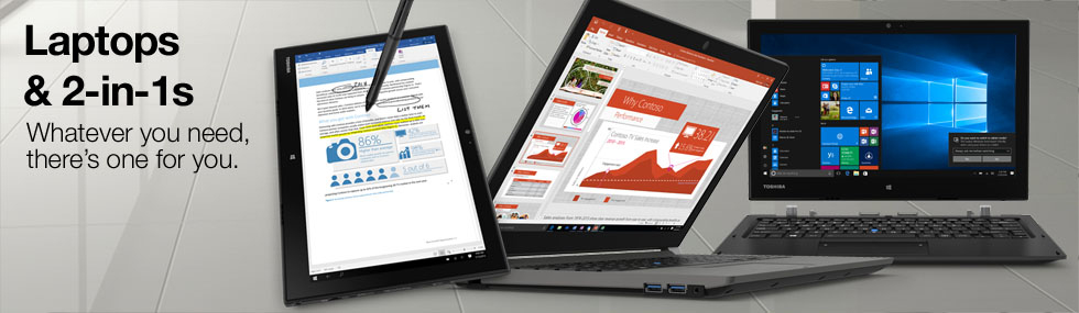 980x285 Laptop Computers, Ultrabooks And Tablets Toshiba