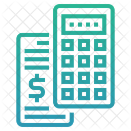 256x256 Shopping Total Icon Of Gradient Style