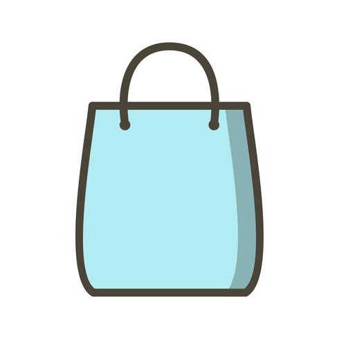 490x490 Shopping Bag Icon Vector Illustration