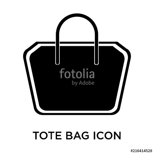 500x500 Tote Bag Icons Isolated On White Background Modern And Editable