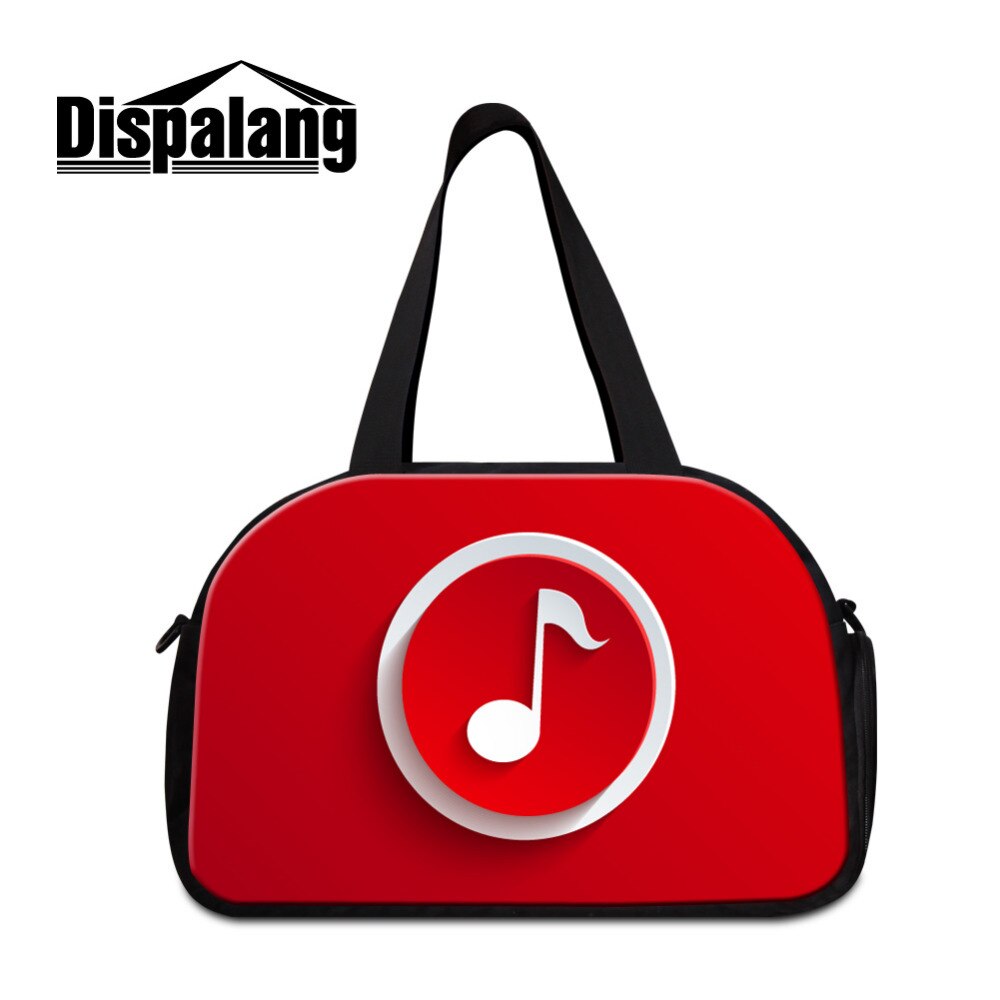 1000x1000 Dispalang Travel Luggage Bag Note Print Red Womens Large Travel