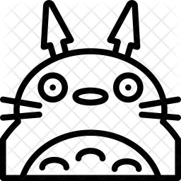 256x256 Totoro Icon Of Line Style