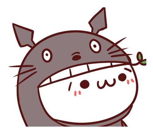 500x442 Japanese Emoticon Icon Ascii Art Cute Anime Totoro Customized