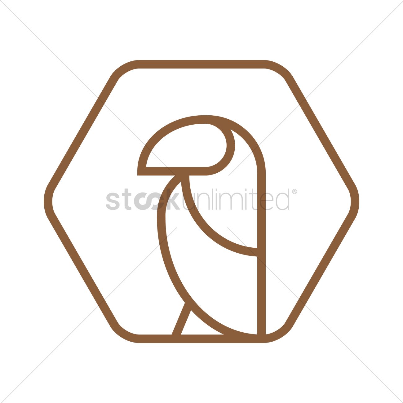 1300x1300 Toucan Icon Vector Image