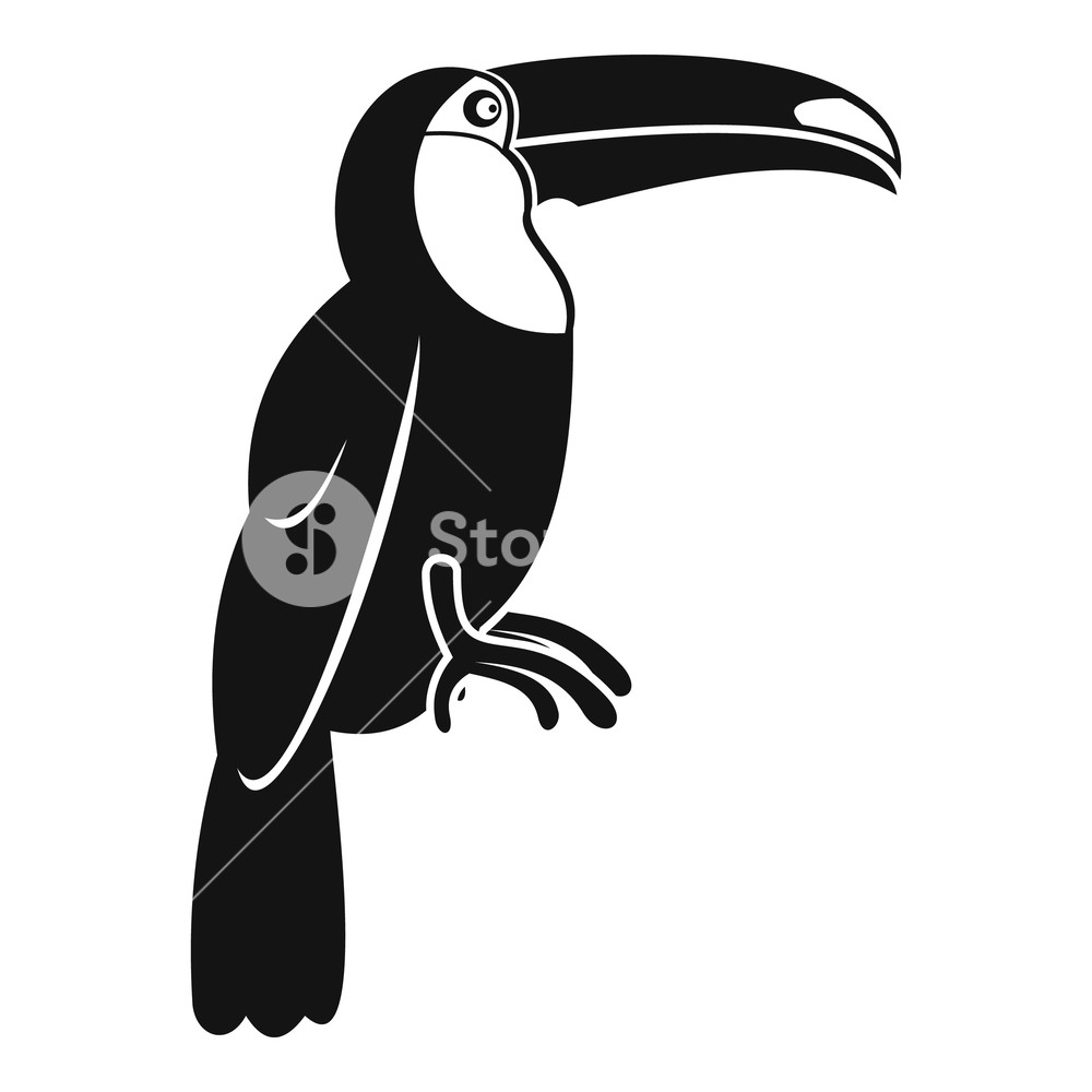 1000x1000 Brazilian Toucan Icon Simple Illustration Of Brazilian Toucan