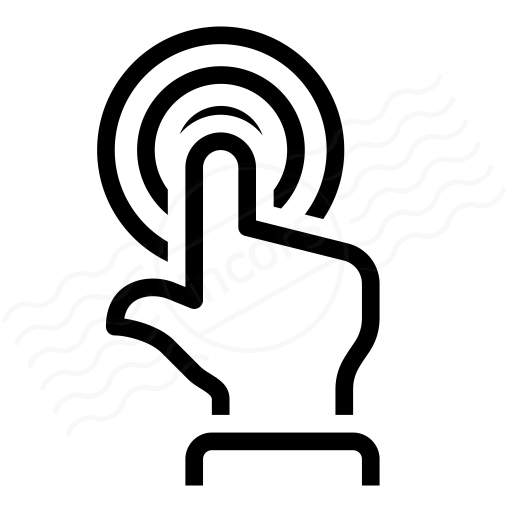 512x512 Iconexperience I Collection Hand Touch Icon