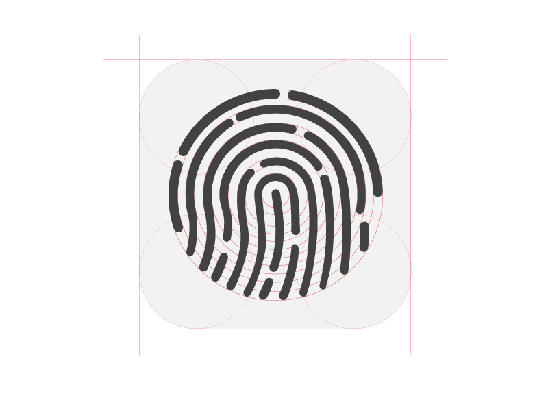 800x600 Touch Id Icon Construction