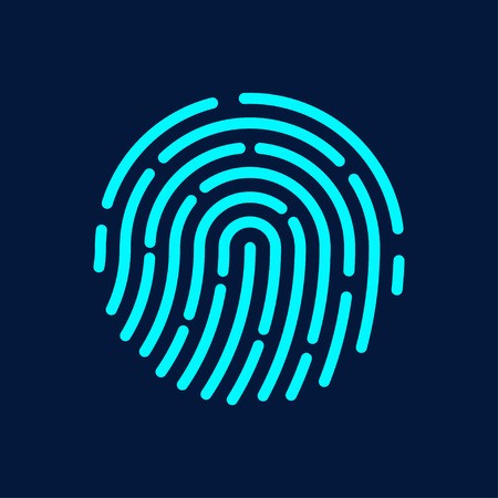 450x450 Touch Id Fingerprint Recognition Id App Icon Vector