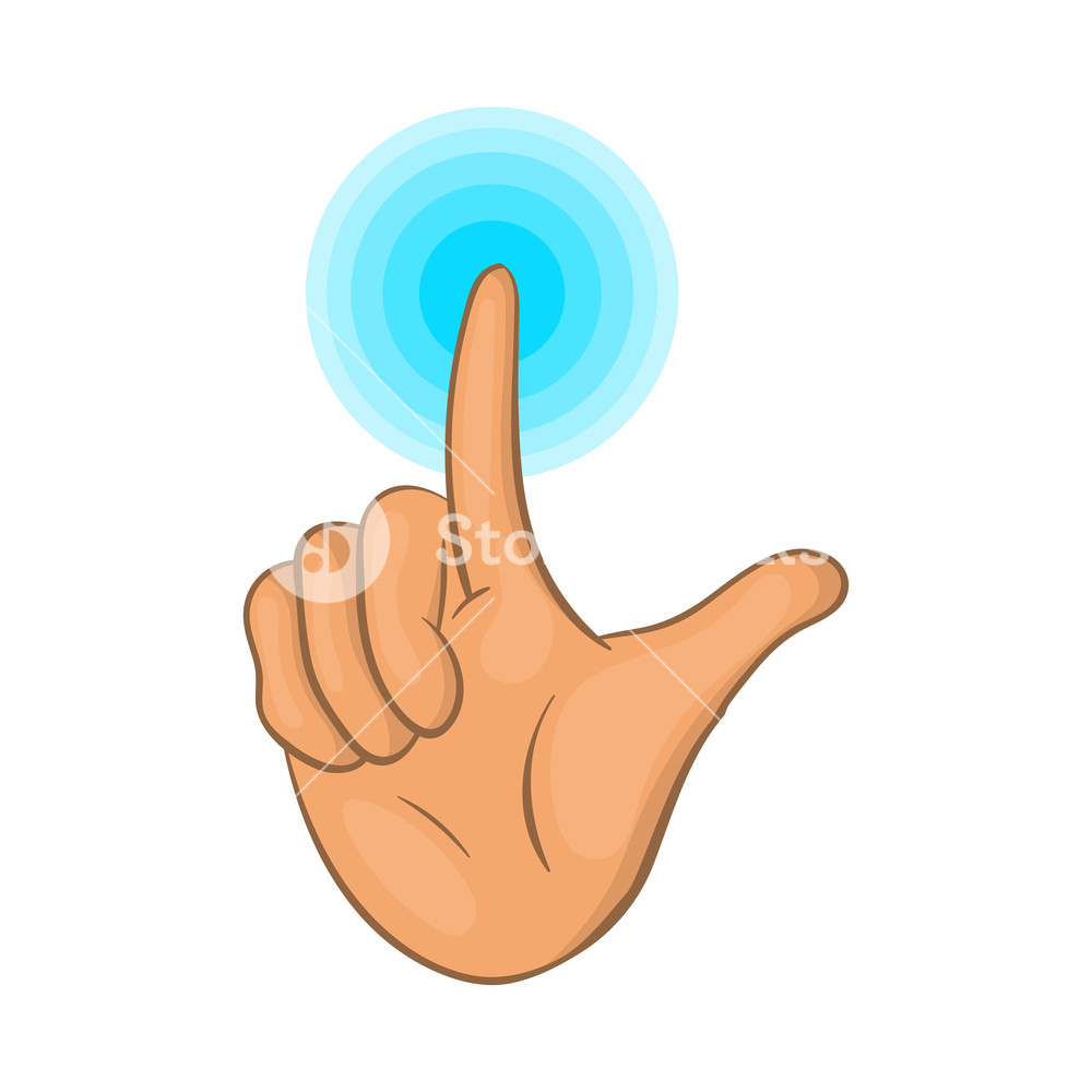 1000x1000 Touch Screen Icon Cartoon Illustration Of Screen Vector Icon