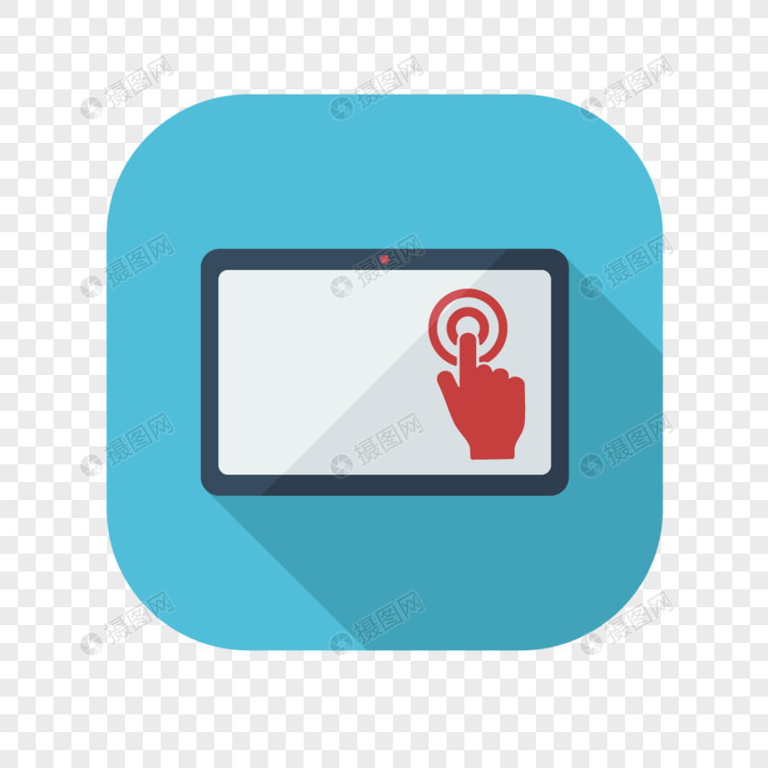 860x860 Cartoon Creative Office Touch Screen Icon Png Image Picture Free