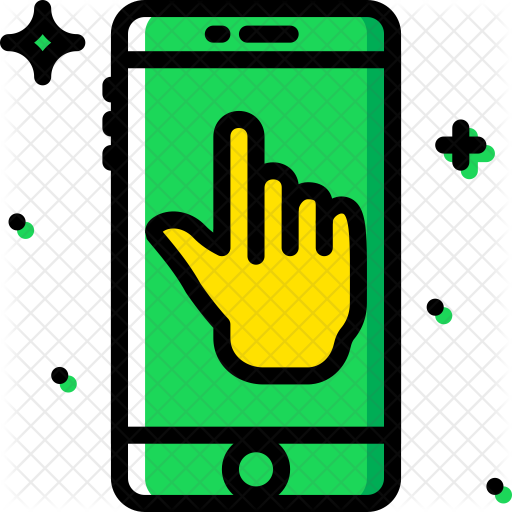 512x512 Touchpad Icon Of Colored Outline Style