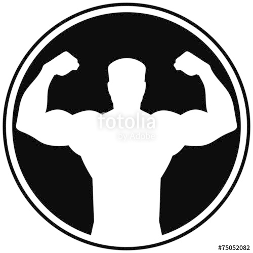 500x500 Tough Man Symbol Stock Image And Royalty Free Vector