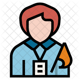 Tour Guide Icon Of Colored Outline Style 256x256 Tour Guide Icon Of Colored Outline Style