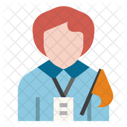Tour Guide Icon Of Flat Style 256x256 Tour Guide Icon Of Flat Style