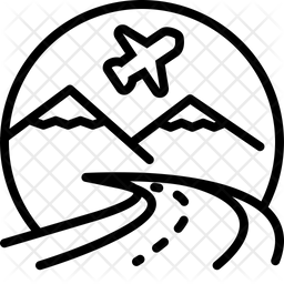 256x256 Tourism Icon Of Line Style