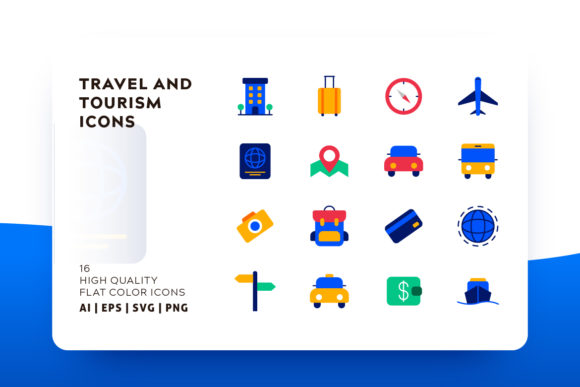 580x387 Travel And Tourism Icon Pack Graphic
