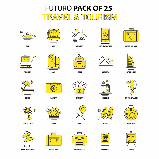 626x626 Travel And Tourism Icon Set Vector Free Download