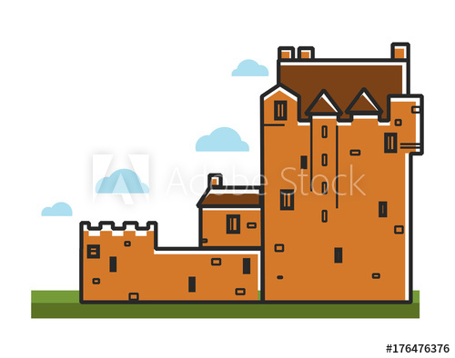 500x394 Ancient Castle Scotland Travel Tourism Landmark And Famous Tourist