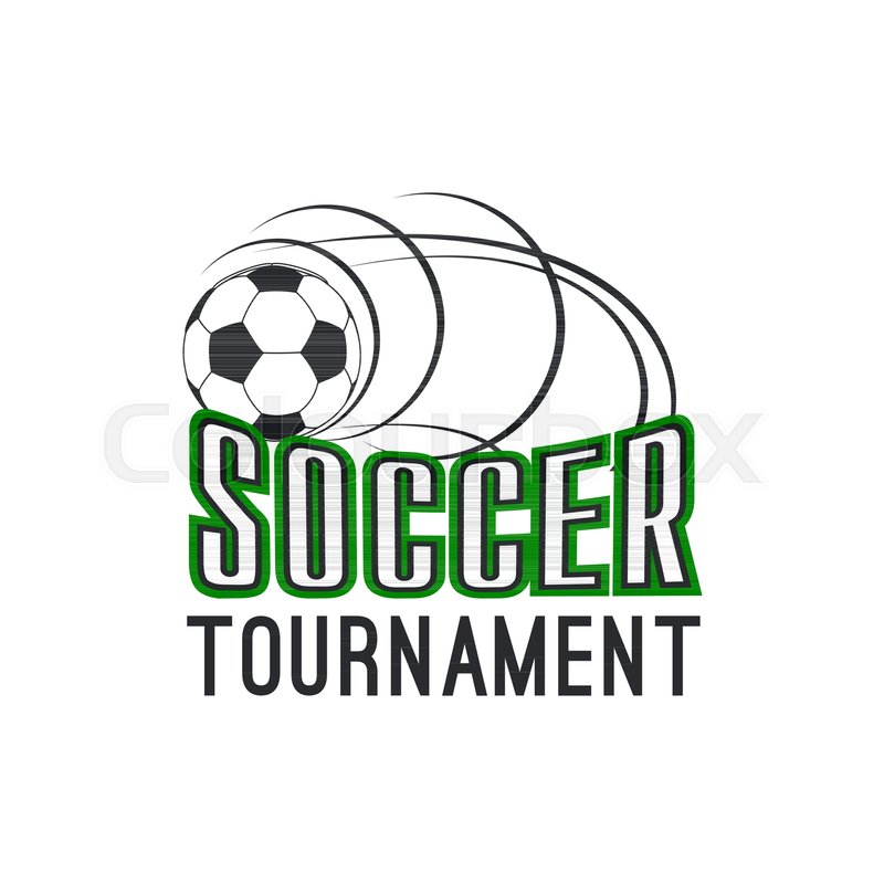 800x800 Soccer Tournament Icon Design Template Stock Vector Colourbox