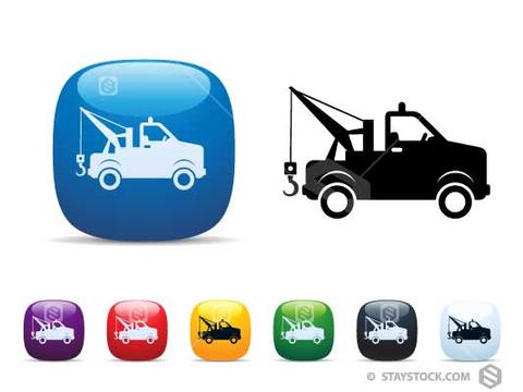 480x360 Tow Truck Icon Set Staystock