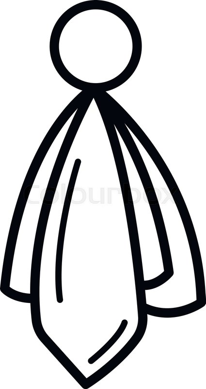 425x800 Soft Towel Icon Outline Soft Towel Stock Vector Colourbox