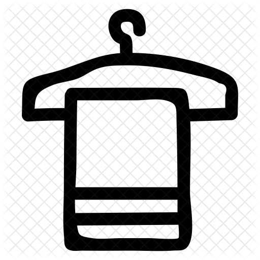 512x512 Towel Icon Of Doodle Style
