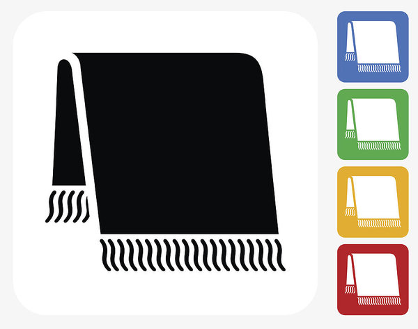 600x473 Bath Towel Icon Flat Graphic Design Art Print