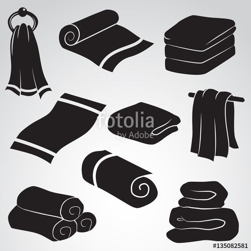 500x500 Towel Vector Icon Stock Image And Royalty Free Vector
