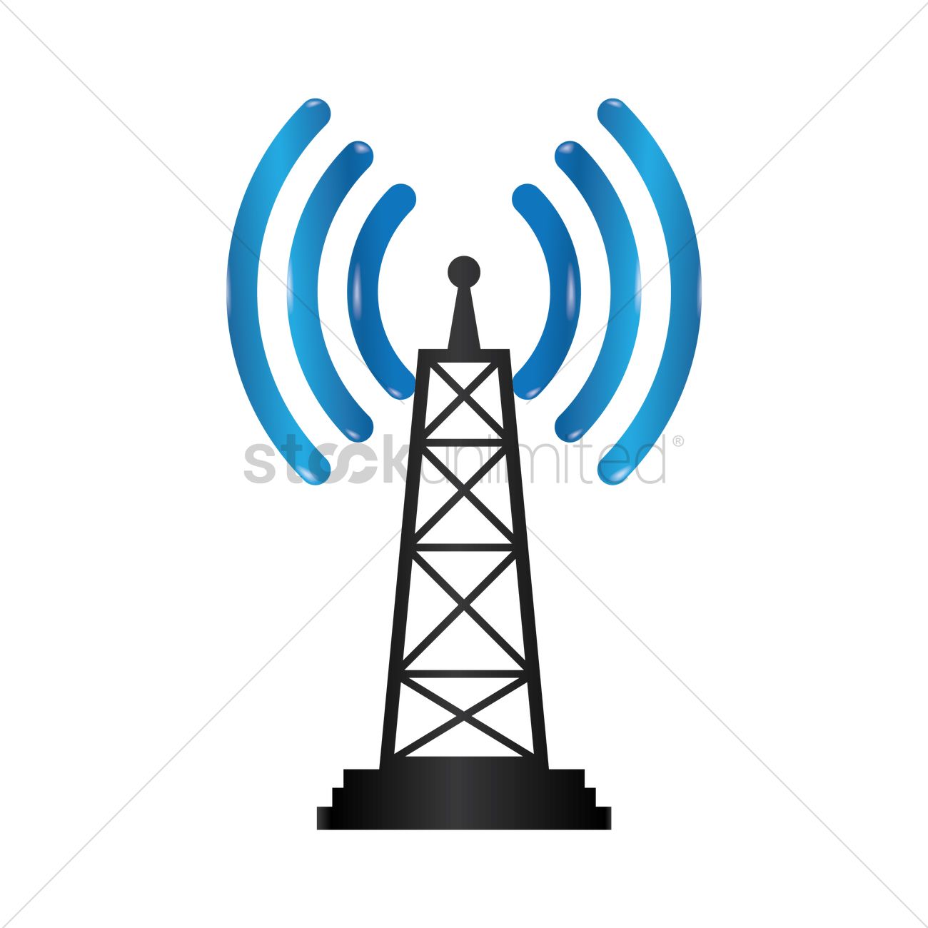 Signal Tower Icon Vector Image 1300x1300 Signal Tower Icon Vector Image